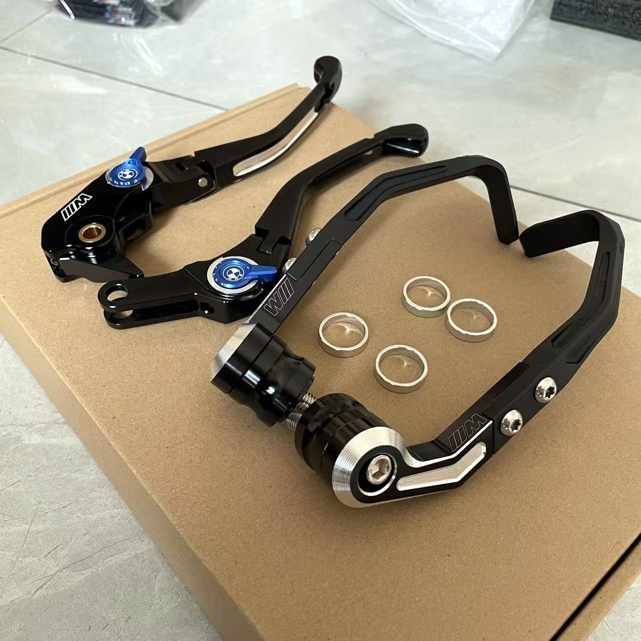 Folding Handle Brake Clutch Lever & Protector For BMW S1000RR M1000RR 2020-2024