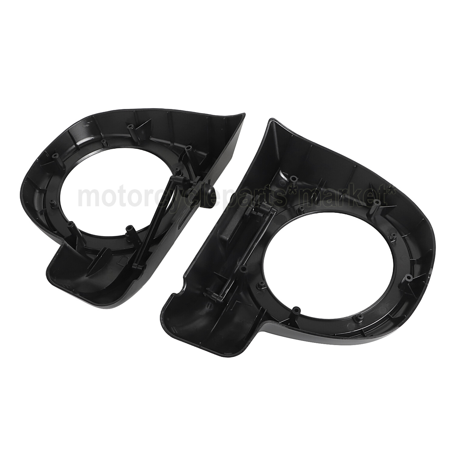 6 1/2″ Speaker Pod Boxes Fit For Harley Street Glide Lower Vented Fairings 14-23