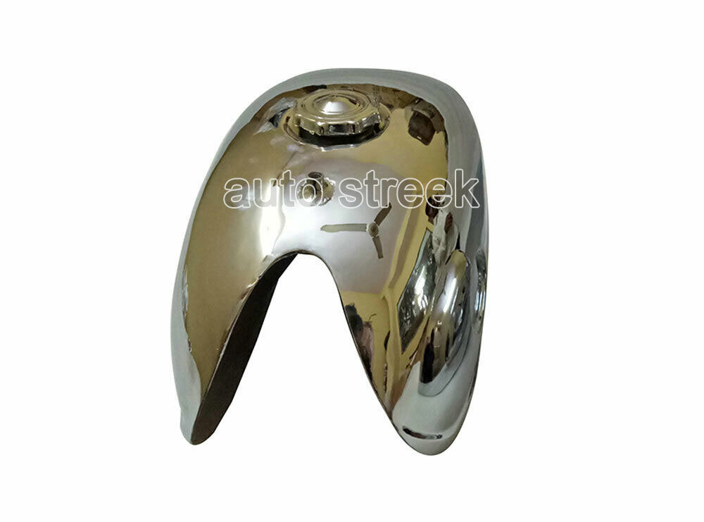Benelli Mojave Yamaha Cafe Racer 360 260 Chromed Fuel Petrol Tank & Cap + 2 Taps