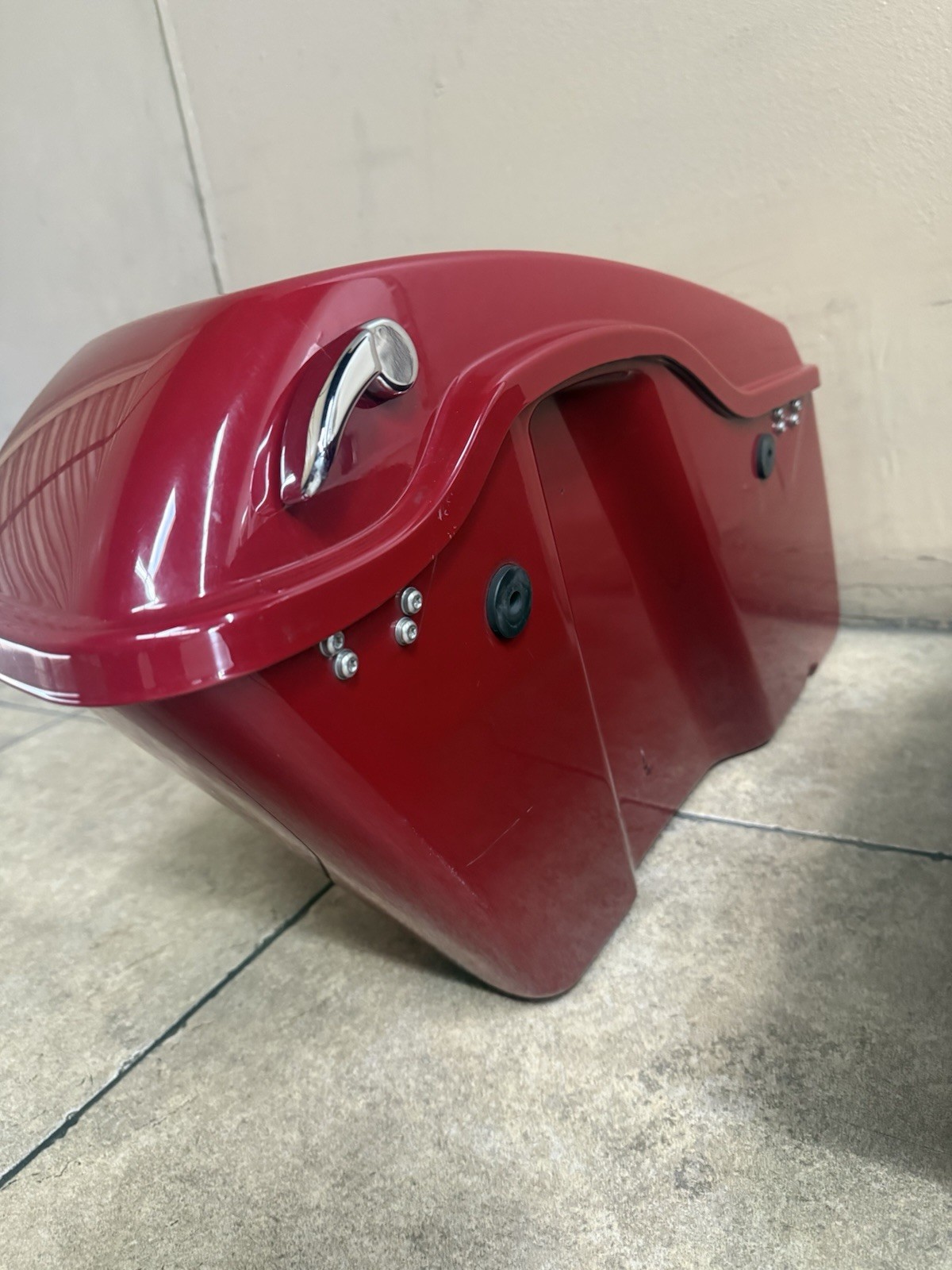 OEM Harley Davidson Touring Saddlebafgs Red 2014+ Left Right Hard Bags No Key