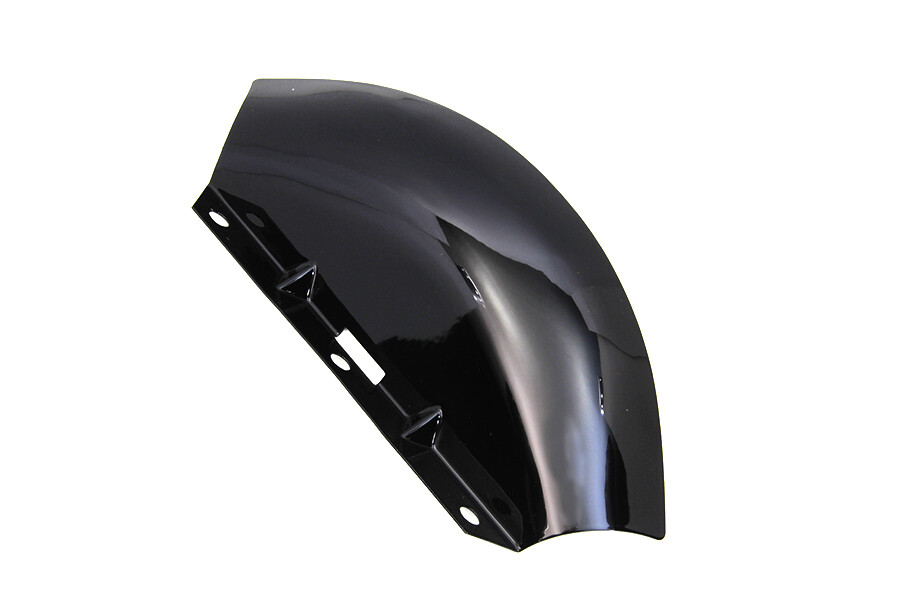 Black Lower Triple Tree Wind Deflector Front Fork Air Baffle For Harley Touring