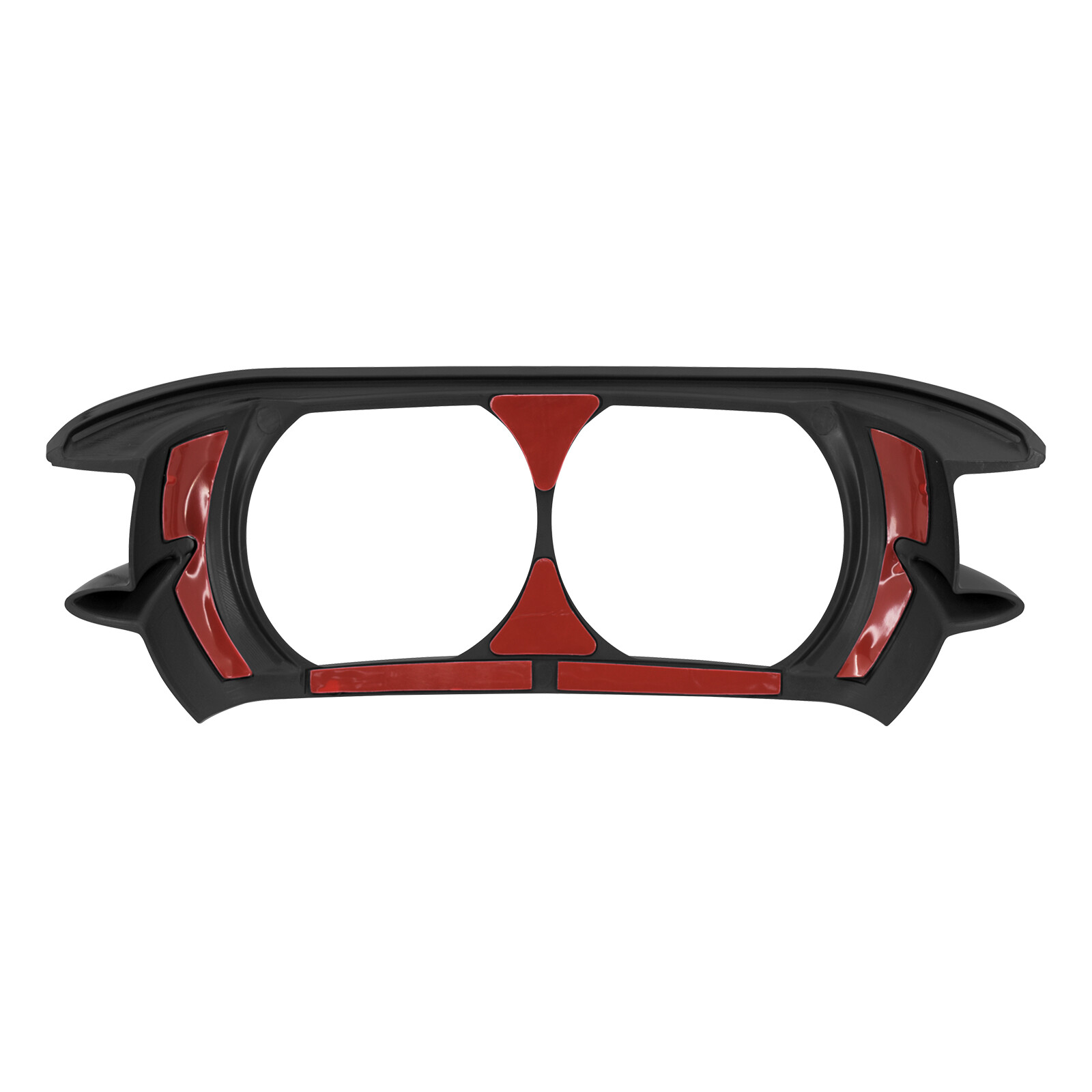 Vivid Black Headlamp Headlight Trim Cover Bezel Fit For Harley Road Glide 15-22
