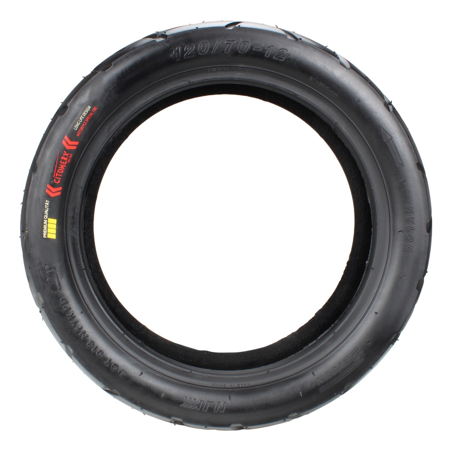 Reifen Set Vorne + Hinten (120/70-12 + 130/70-12)