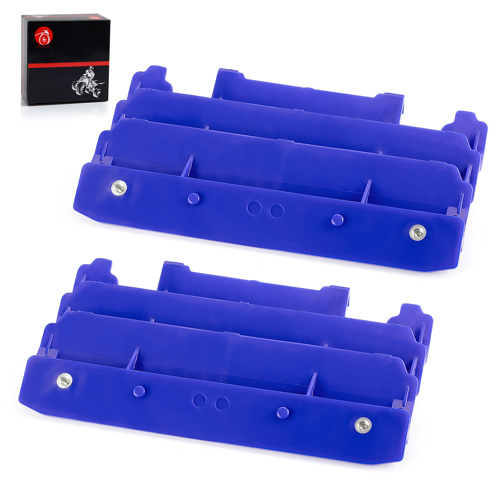 2x Blue Radiator Louvers Guards For Yamaha YZ125 YZ125X YZ250 YZ250X 2006-2022