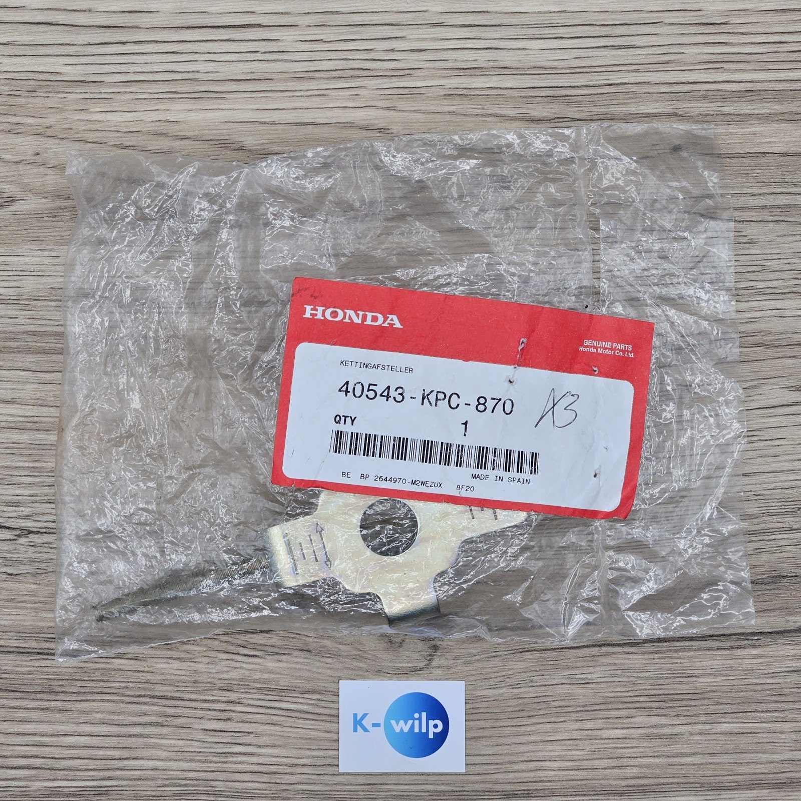 Honda Genuine OEM Adjuster Chain 40543-KPC-870 Brand New