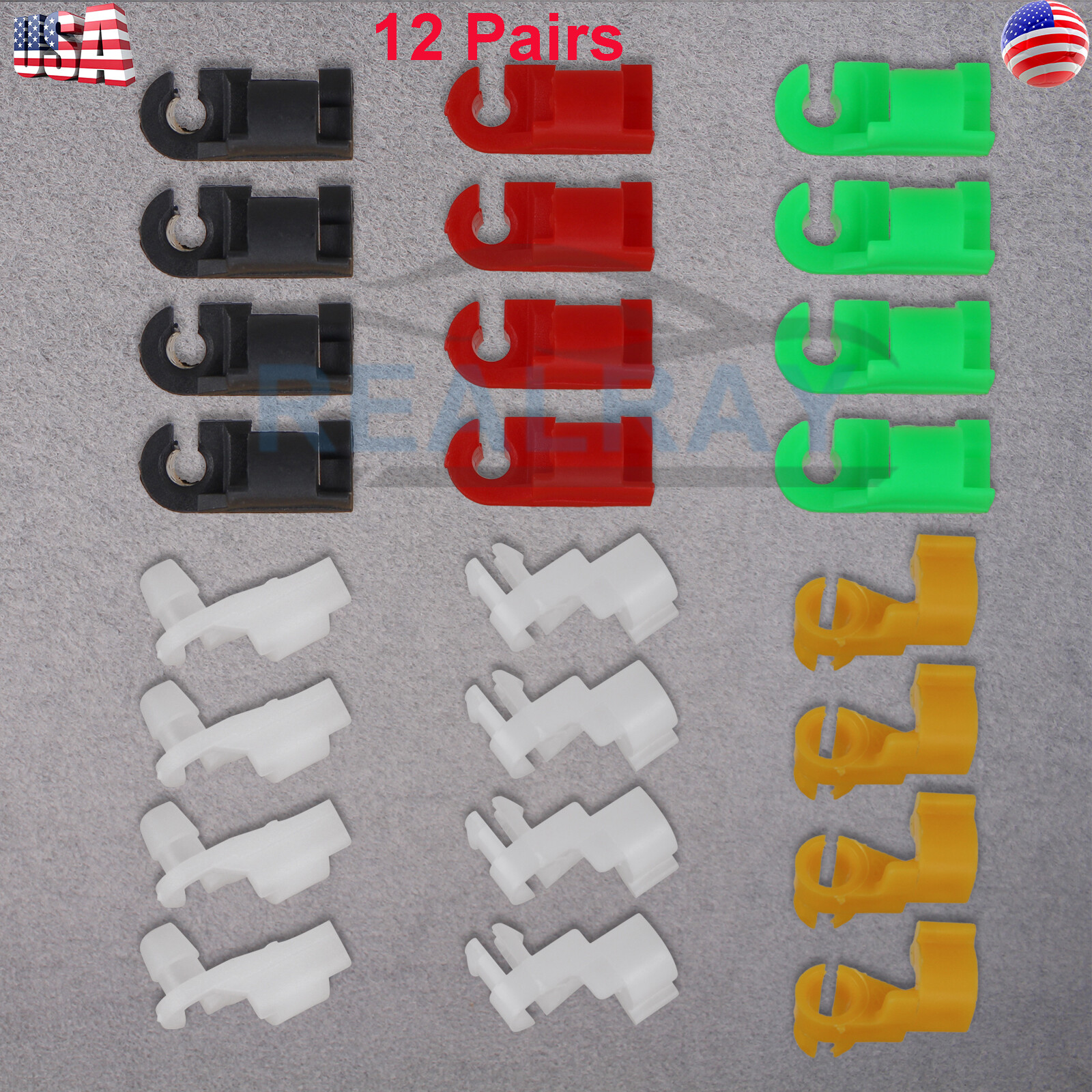 Automotive Fasteners Door Lock Rod Rivet Plastic Clips for Toyota Camry Celica