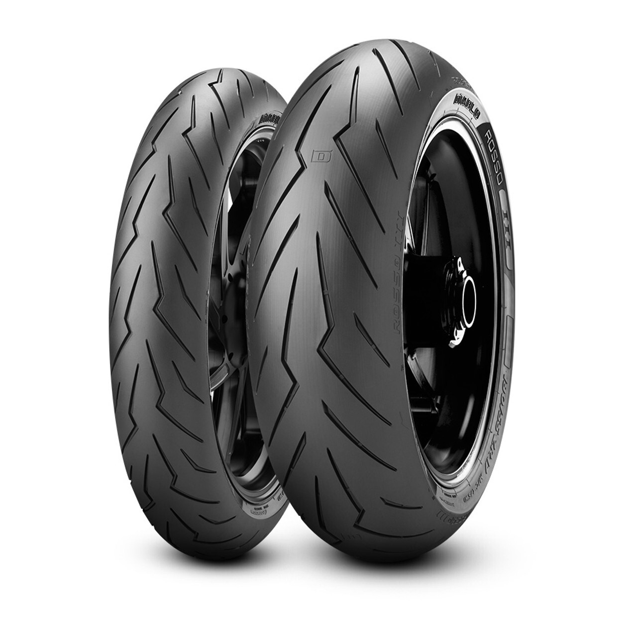 Pirelli DIABLO ROSSO III 120/70 ZR 17 And 180/55 ZR 17 Tire Set