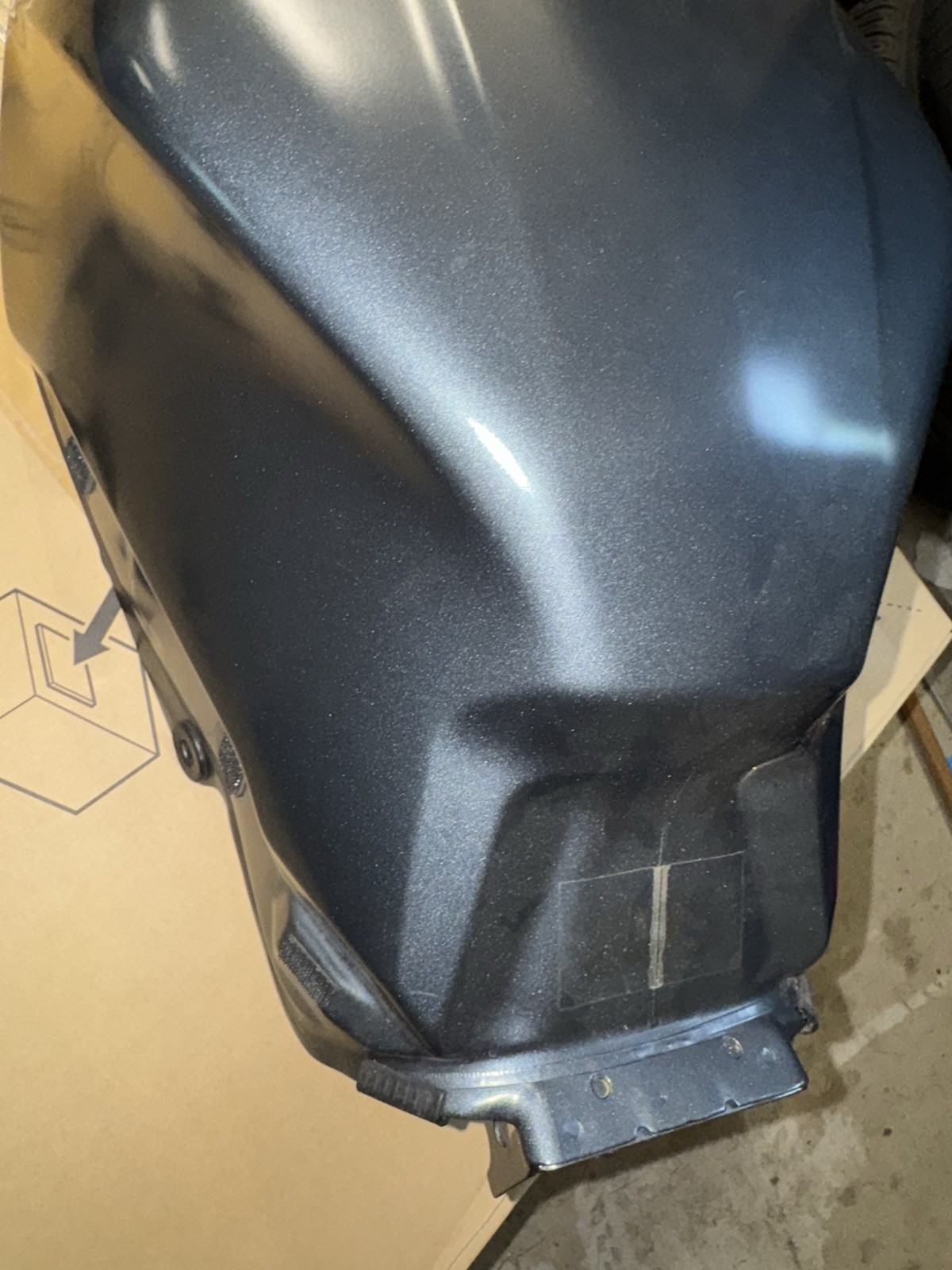 2019-2025 Honda CB650R Fuel Tank – Black/gray
