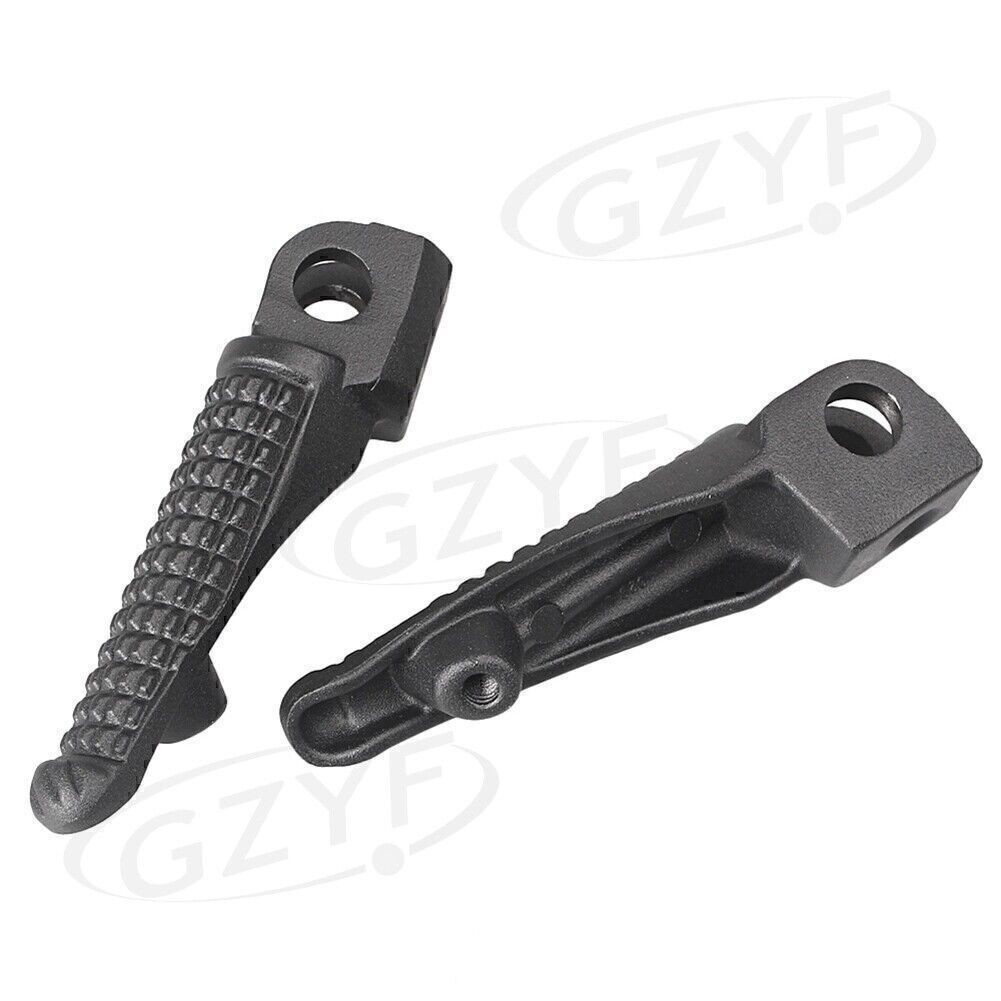 Front Footpegs Footrests Bracket Kit For Kawasaki Ninja ZX6R 05-08 Driver Rider