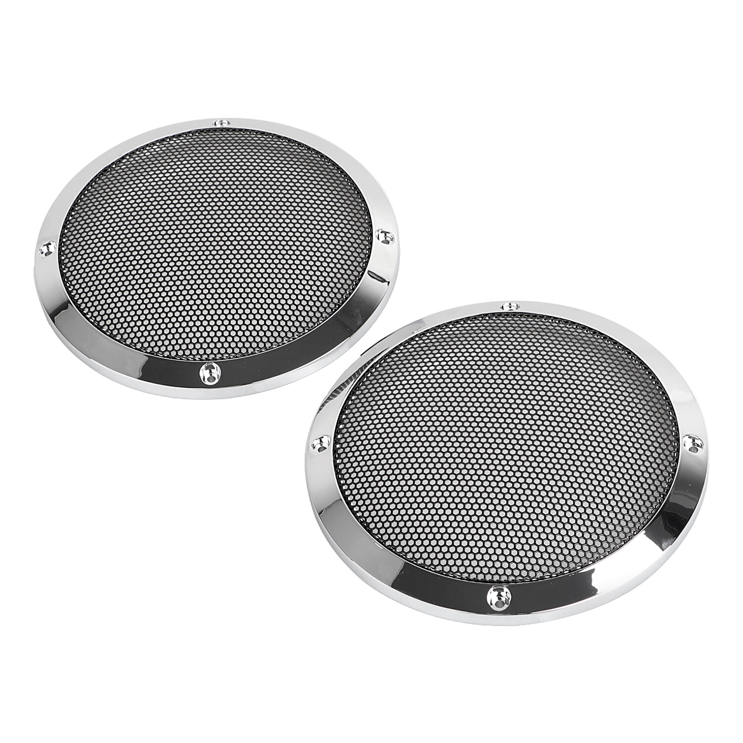 6.5″ Saddlebag Lid Speaker Grill Cover For Harley Electra Street Road Glide King