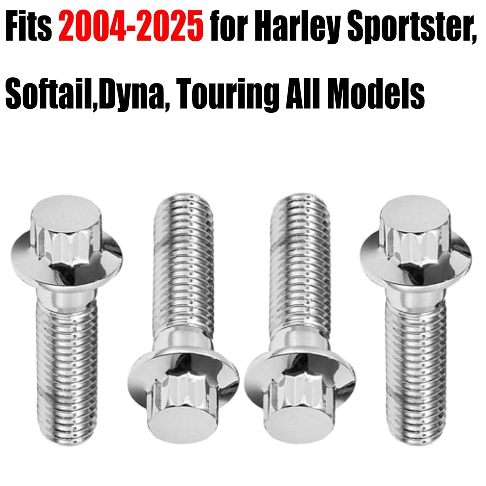 M10x1.5 Front Brake Caliper Bolts Metric Bolt For 2004-2024 Harley Touring Model