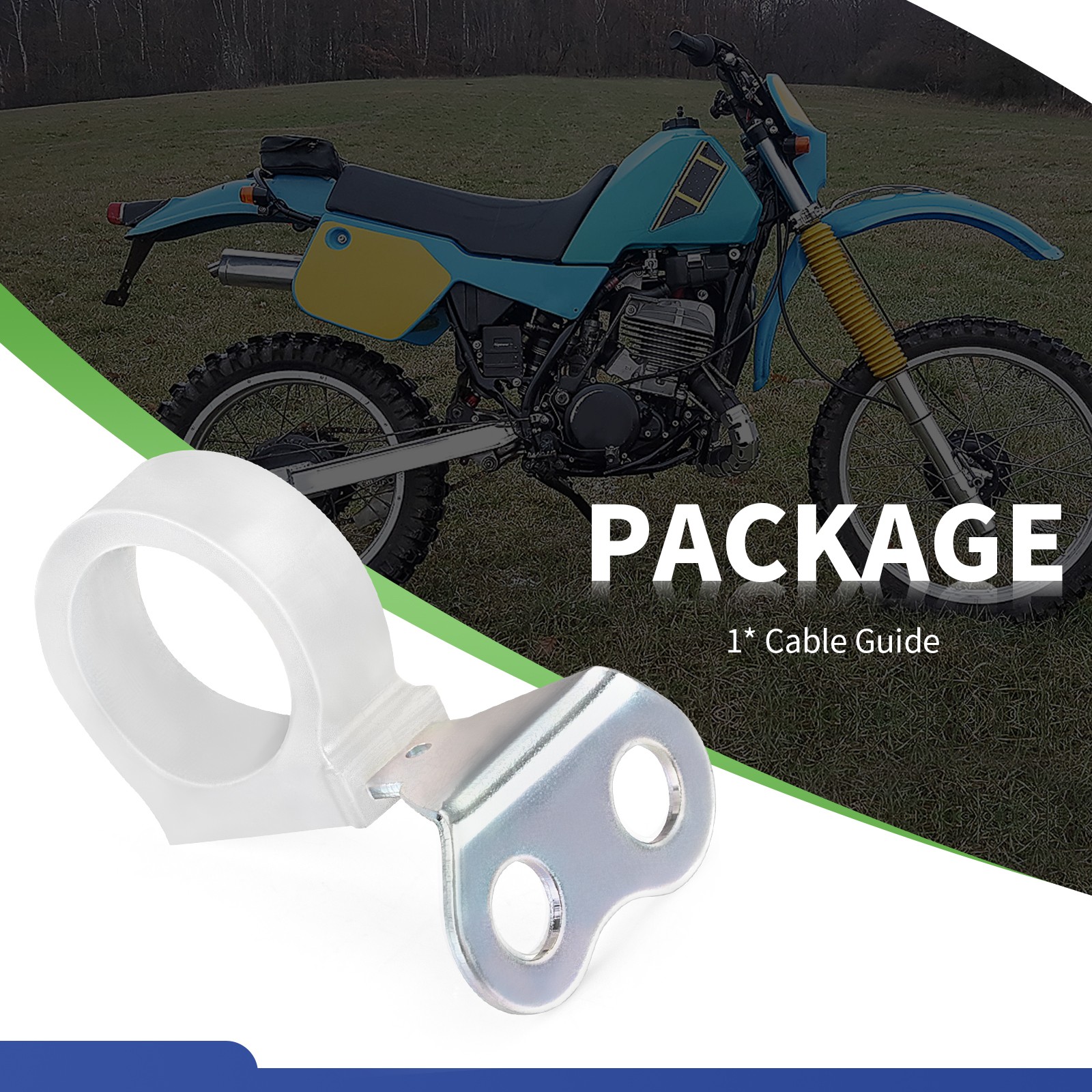 Front Brake Cable Guide for Yamaha YZ80 YZ100 YZ125 YZ250 YZ465 IT250 Vintage