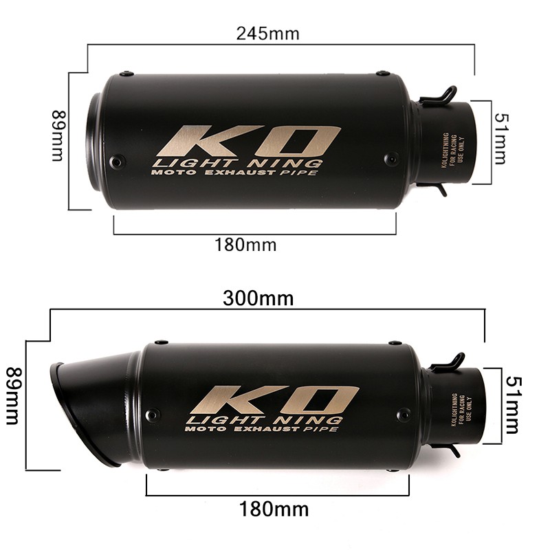 Slip For CF-Moto Papio 125 XO-1 XO-2 2023-2026 Exhaust Mid Pipe Muffler Silencer
