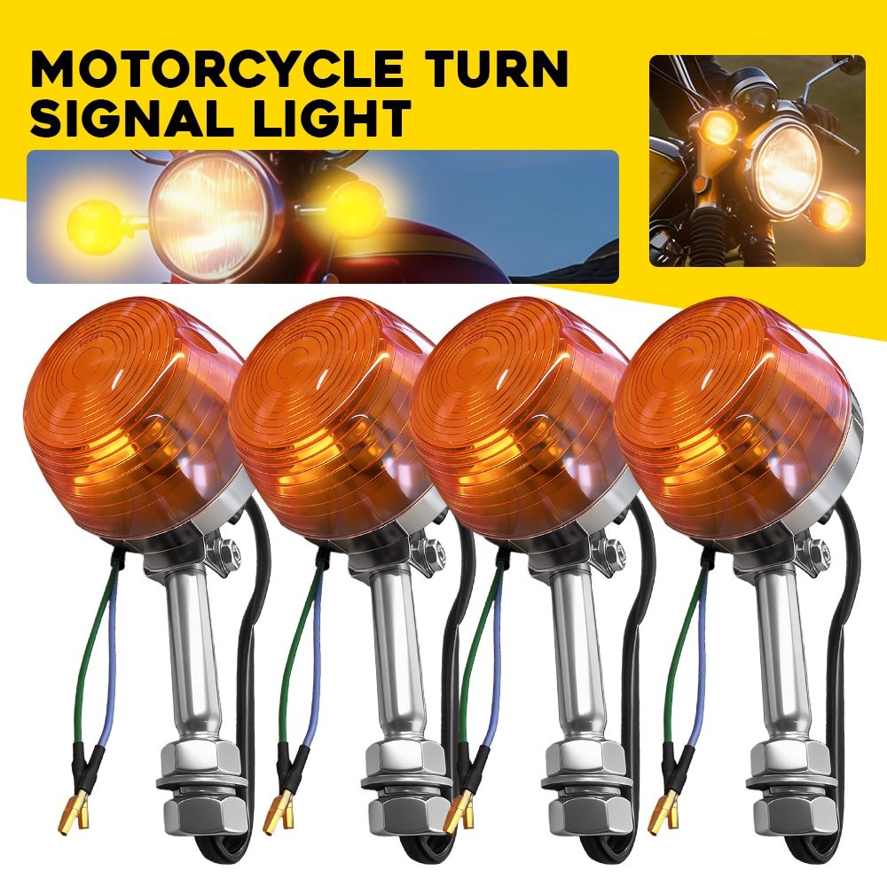 4x Amber Rear Turn Signal – Single Filament FOR Honda CB175/200/350/450/500/750