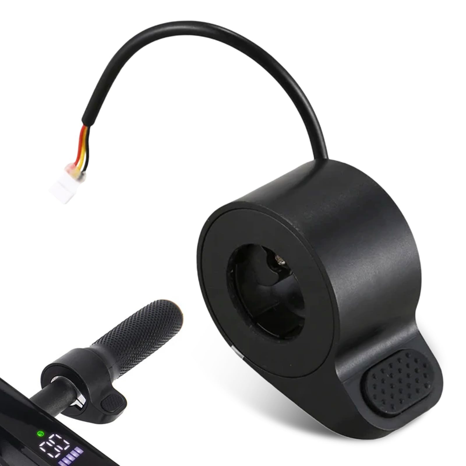 HAVANSIDY Universal Electric Scooter Thumb Throttle Compatible with Black