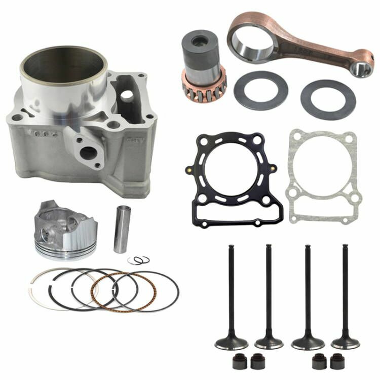 Cylinder Piston Kit Gasket Valve Rod Kit 78mm Bore For Kawasaki KLX250 1993-2014