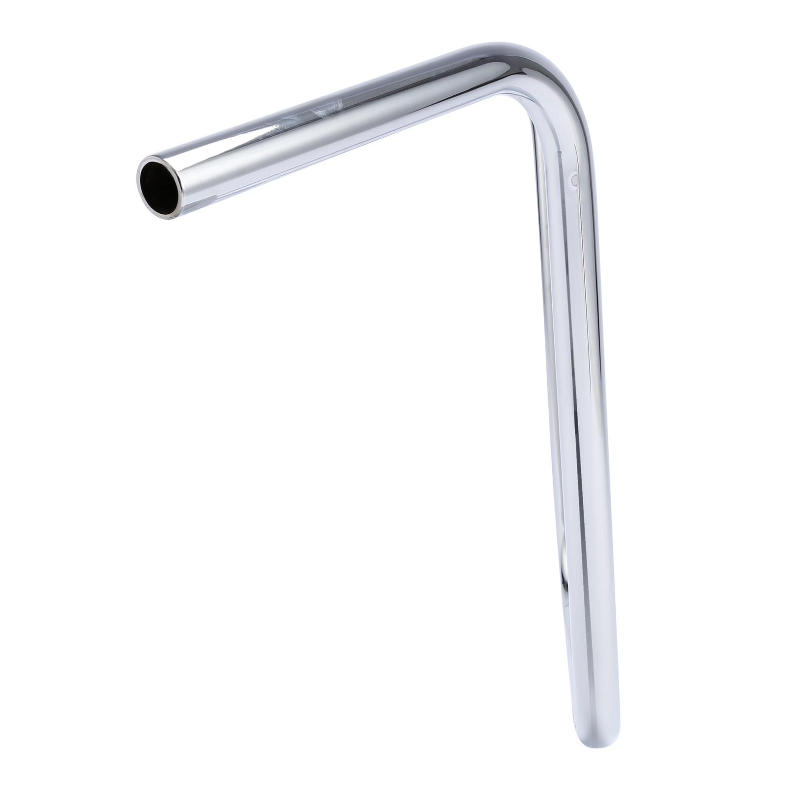 Chrome 1″ Ape Hanger Handlebars 16” rise, 34.5” width, 8” center Fits For Harley