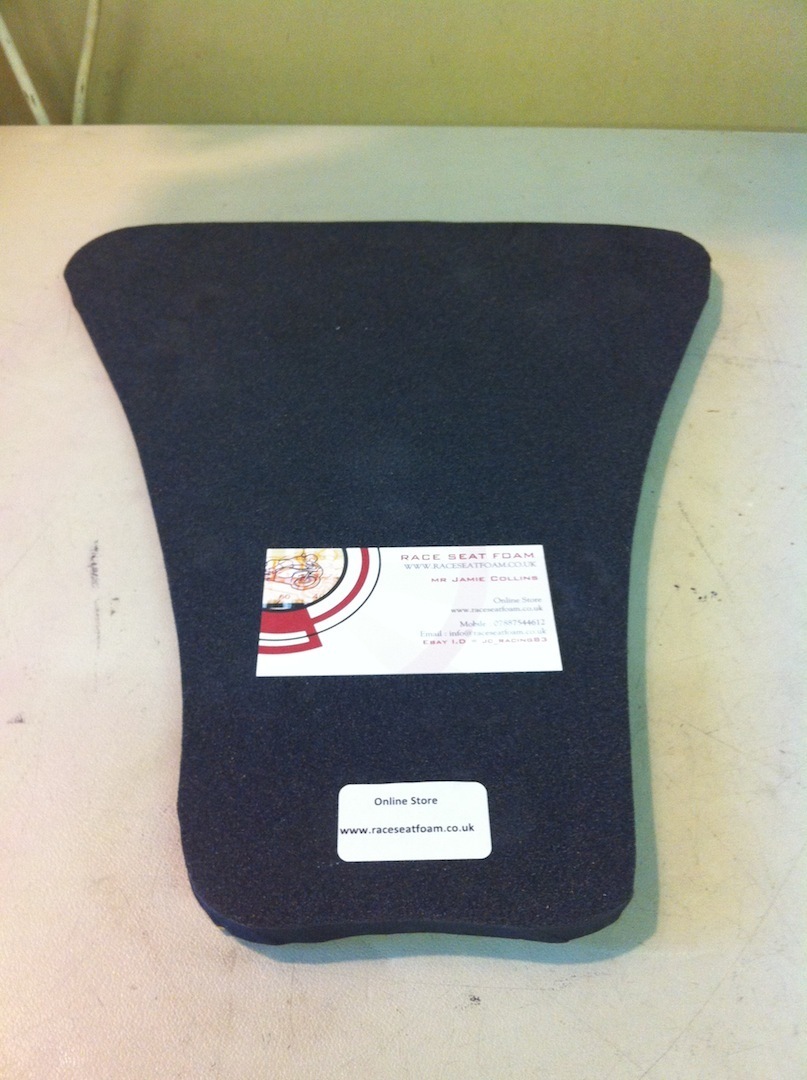 Kawasaki ZX10R 2008 to 2010 Race Seat Foam, Self Adhesive, 10mm Thick