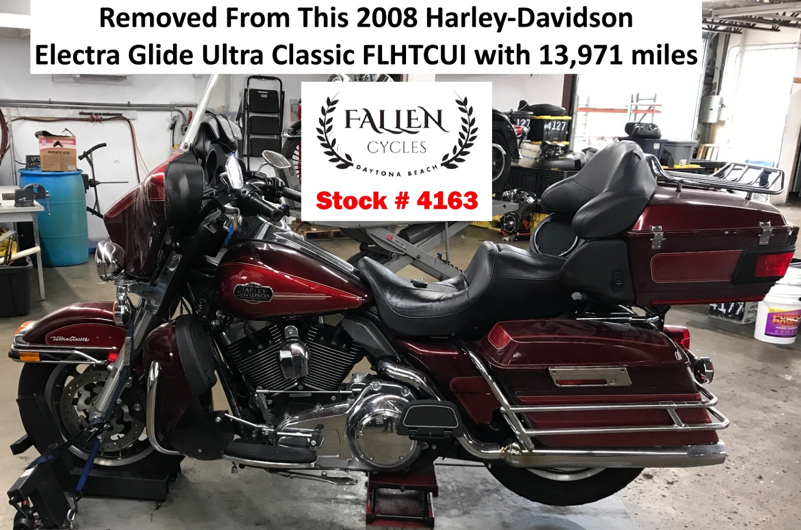 2008 Harley Electra Glide 16″ x 3.00″ Front Wheel Rim 9 SPOKE WAGON 25mm #4163