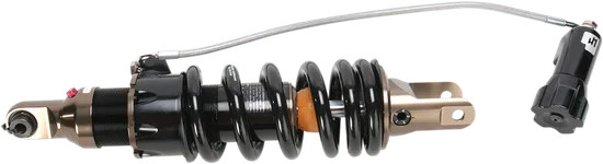 Prog 465 Monotube Rear Shock Damper 12.6in Black RAP Harley Breakout 114 18-21