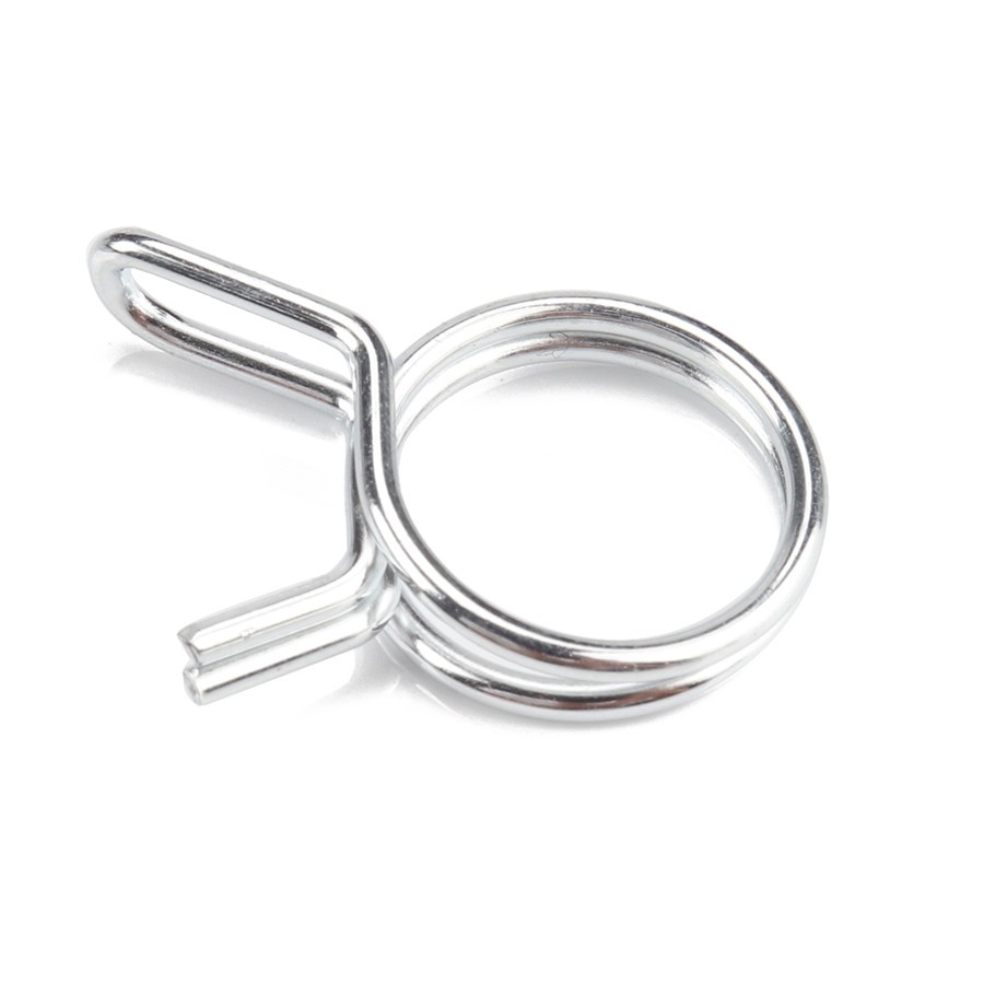 Motorcycle Double Wire Spring Clamp Fuel Line Hose Tube Clips Assortment 150Pcs