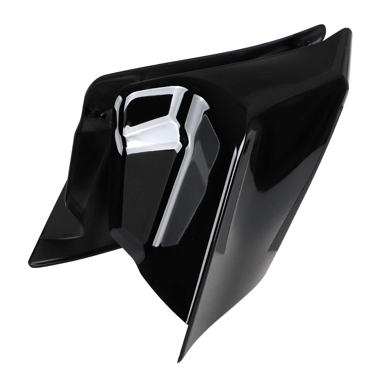 Black Stretched Side Covers For Harley 97-07 Electra Glide Road King FLHR FLHX