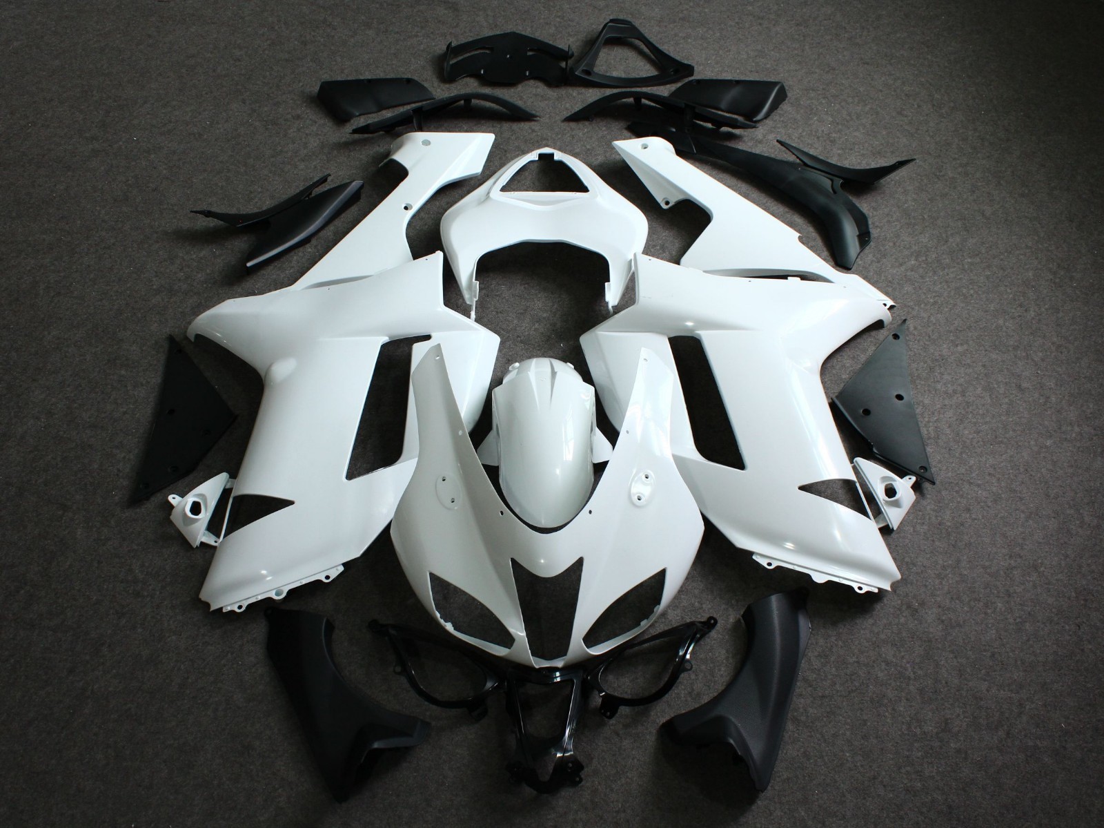 Unpainted Fairing Kit For KAWASAKI NINJA ZX-6R 636 Bodywork Kit 2007-2008 +Bolts