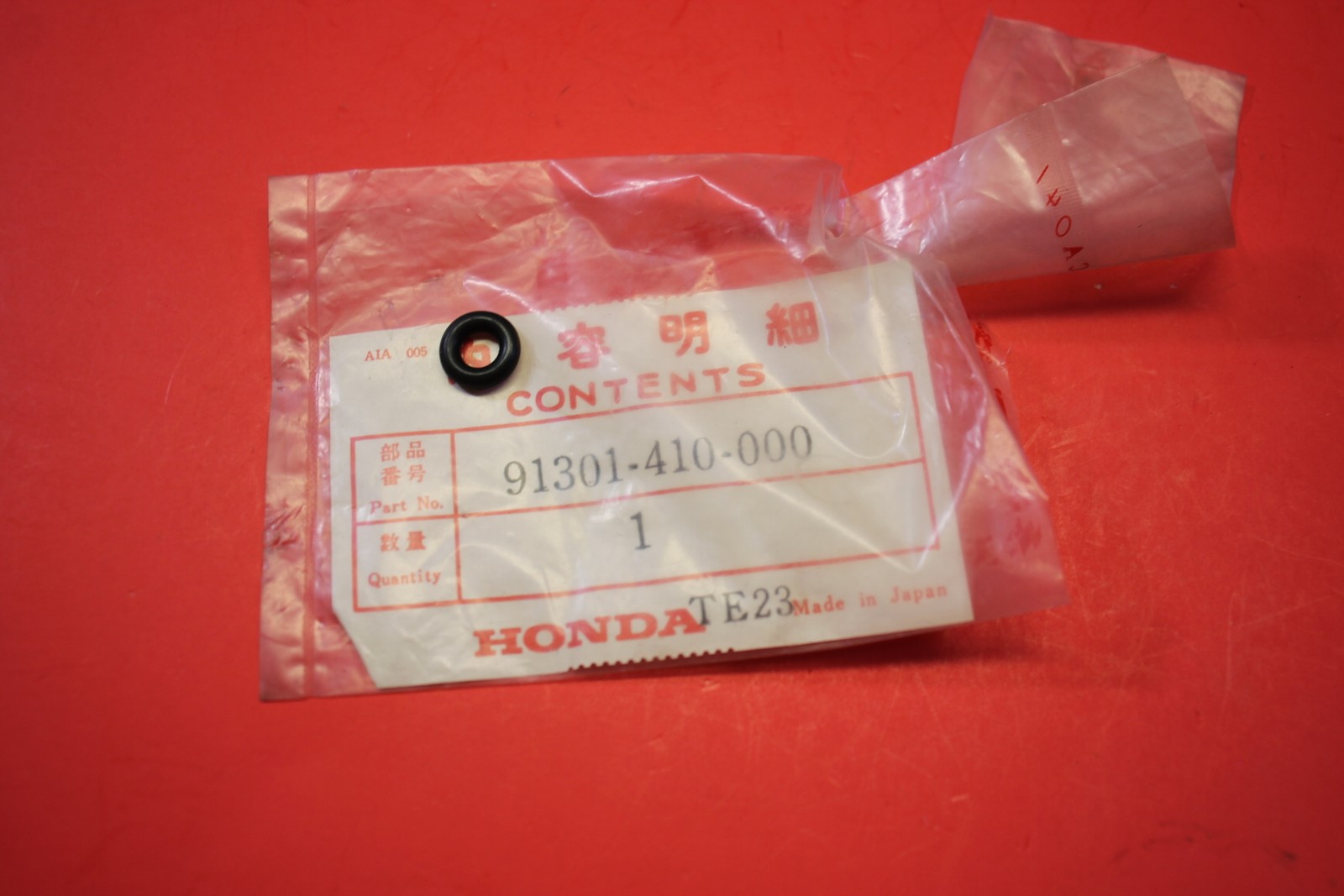 NOS GENUINE FACTORY HONDA 1977 1978 CB750F O-RING OEM # 91301-410-000