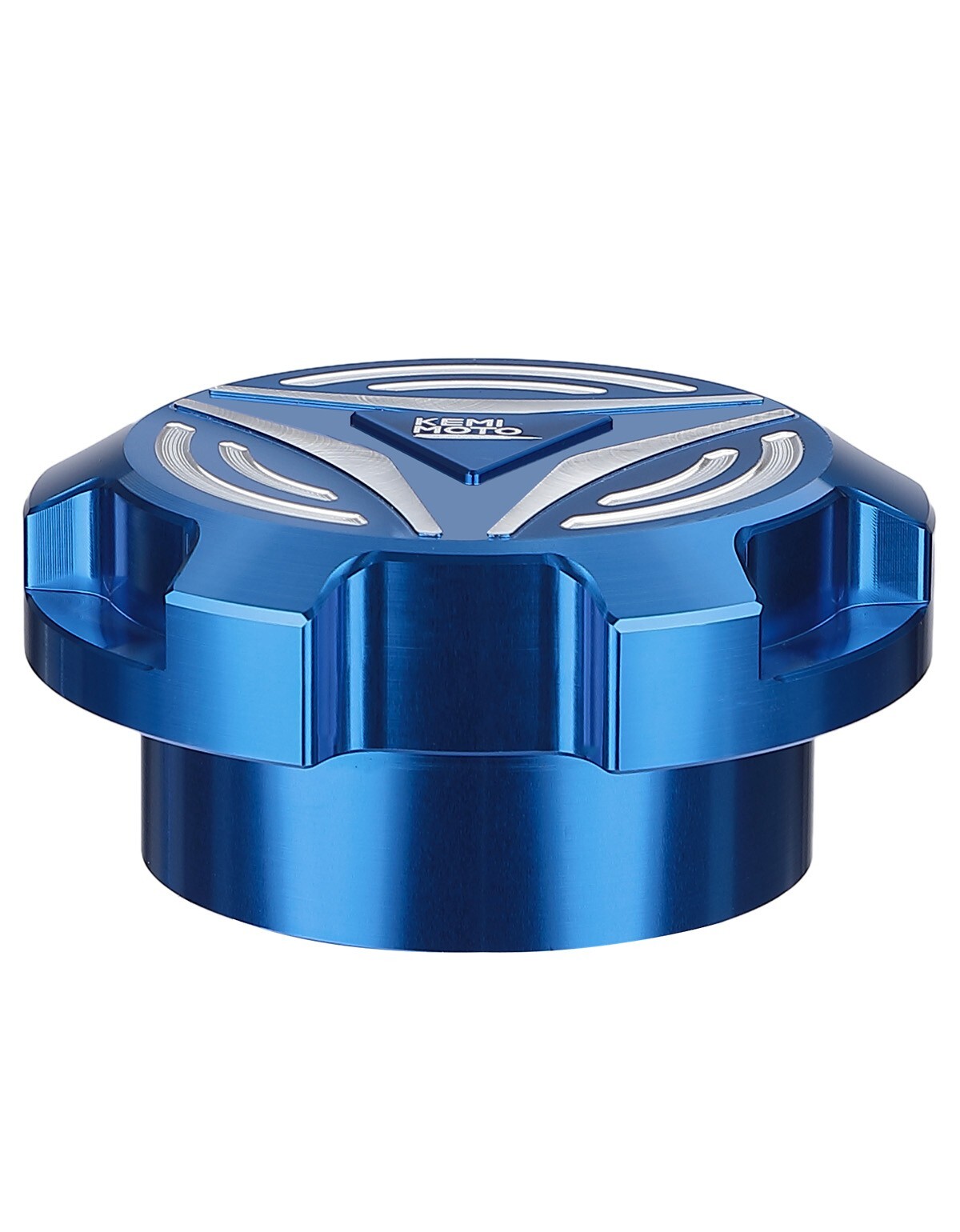 KEMIMOTO #2521278 Blue Gas Cap Fuel Cap CNC Cut for Polaris Slingshot 2015-2023