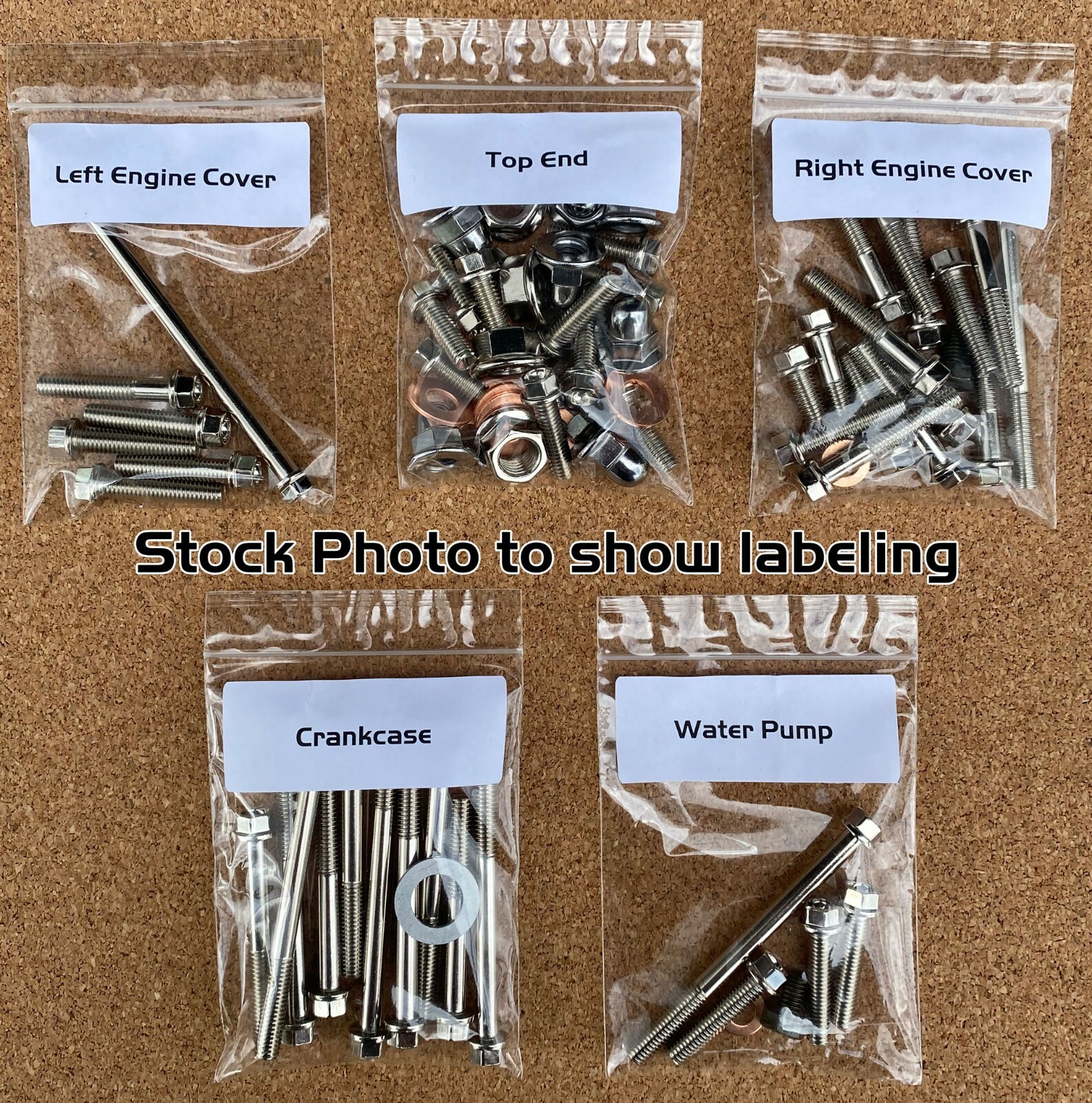 Specbolt Restoration Bolt Kit For Kawasaki KX125 Fasteners Nickel Wurks KX 125