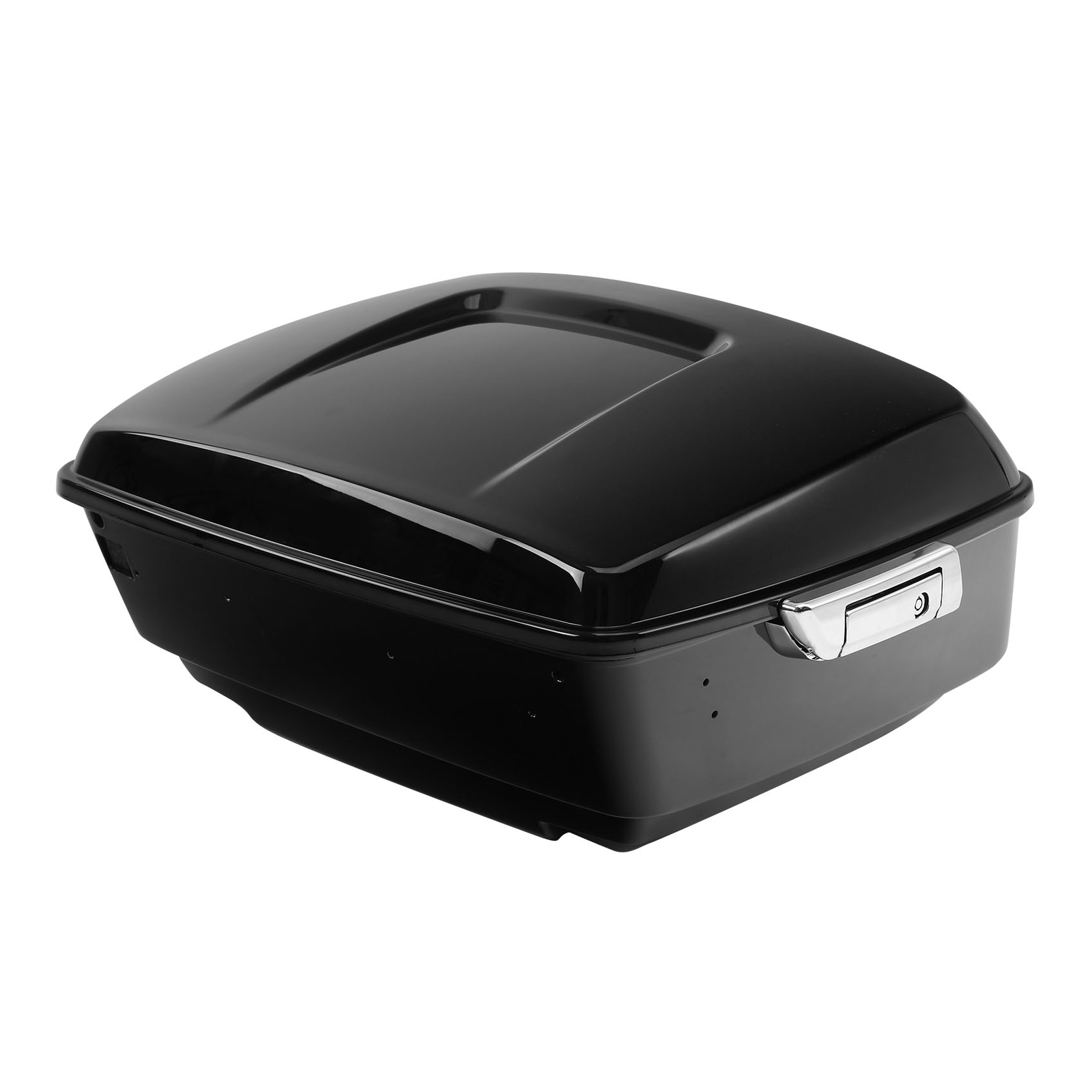 Vivid Black 13.7″ King Pack Trunk Fit For Harley Tour Pak Davidson Touring 14-24