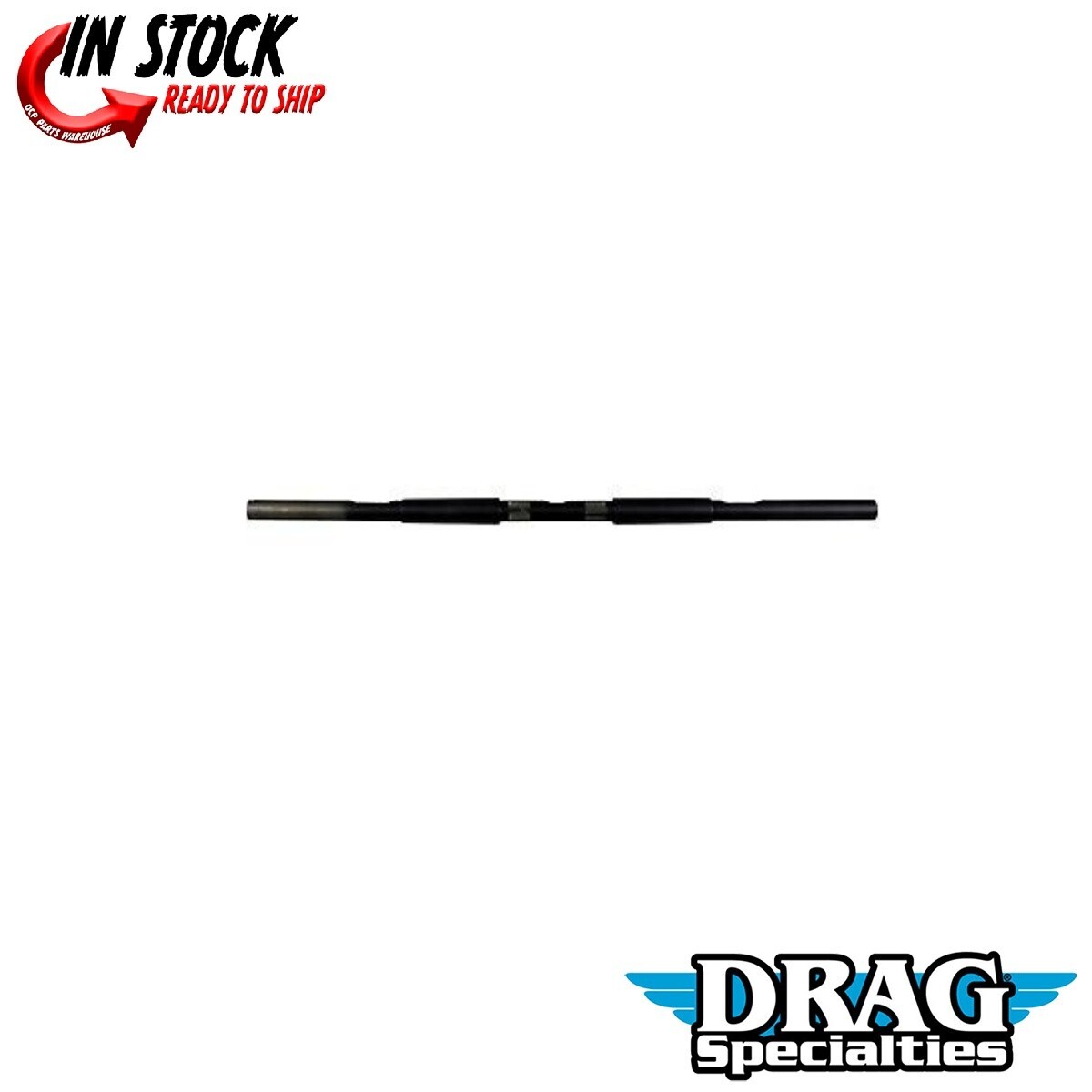 Drag Specialties 0601-4238 Black 1-1/4″ Buffalo Bar Stick Handlebar for Harley