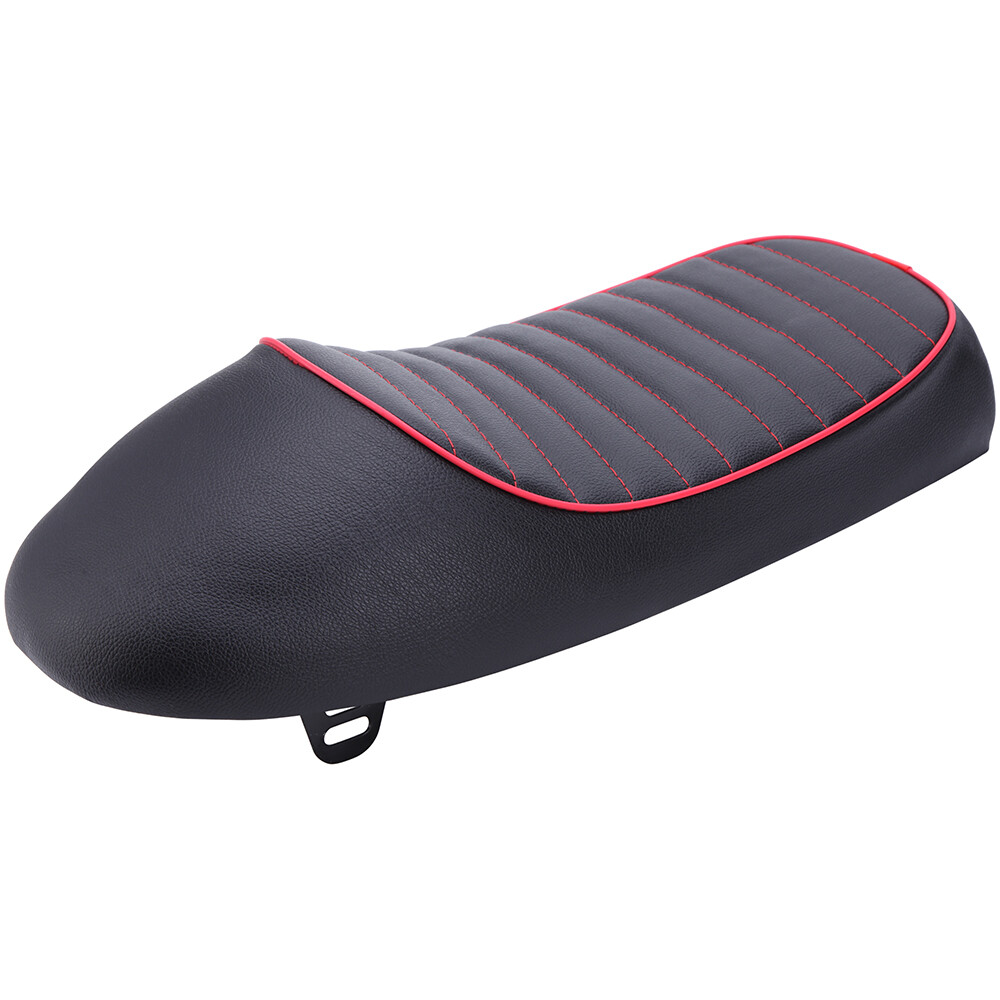 For Honda Nighthawk 250 CB250 Cafe Racer Driver Seat Hump Saddle Seat Red-Line