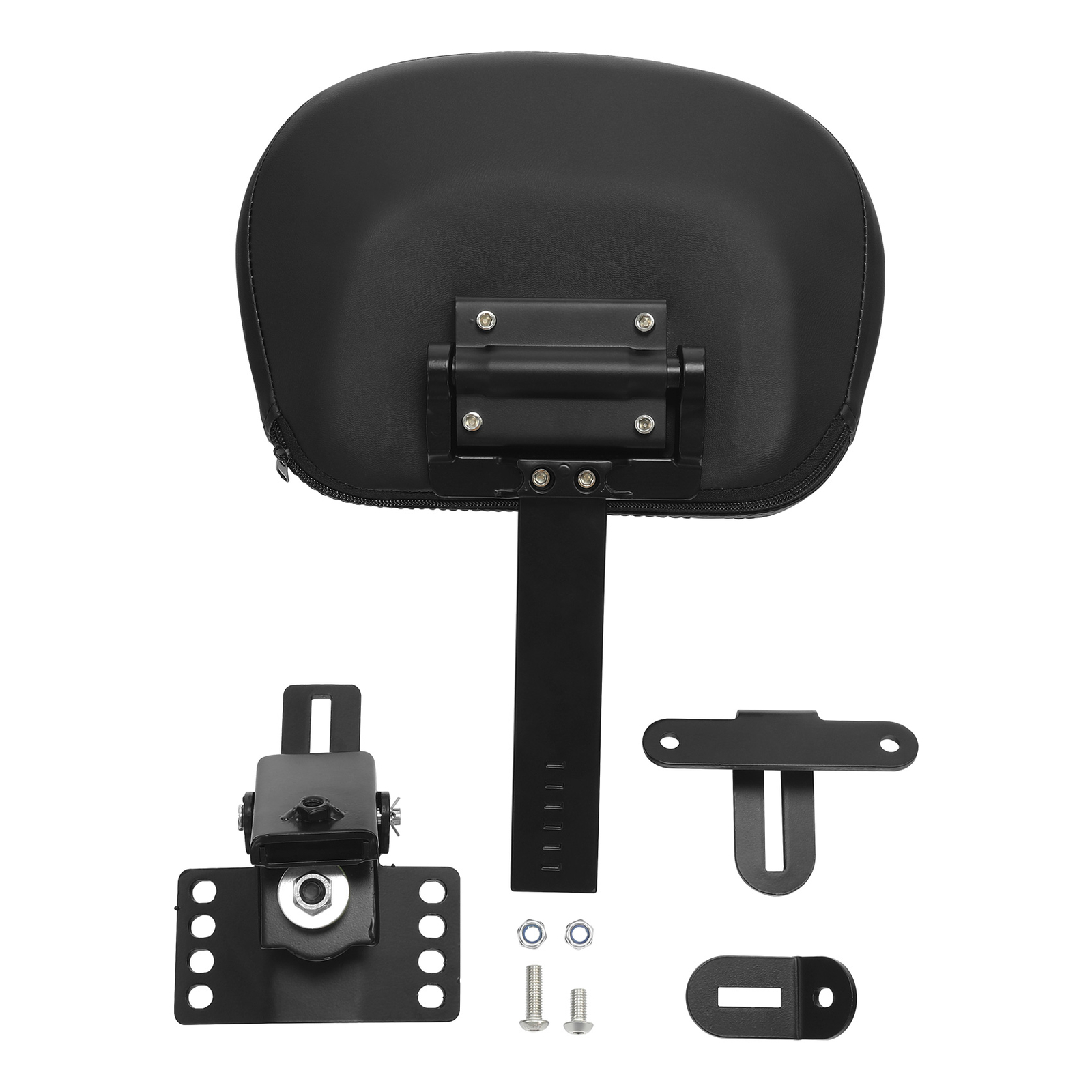 Plug-In Driver Rider Backrest Pad Fit For Harley Touring Electra Glide 1997-2025