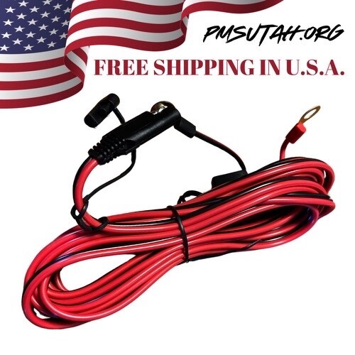 Motorcycle Battery Charger Cord Plug For Tender Cable Quick Connect Extension 15