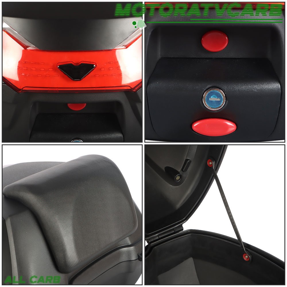 Motorcycle Tour Tail Box Top Lock Scooter 32L Trunk Luggage Storage Carrier Case