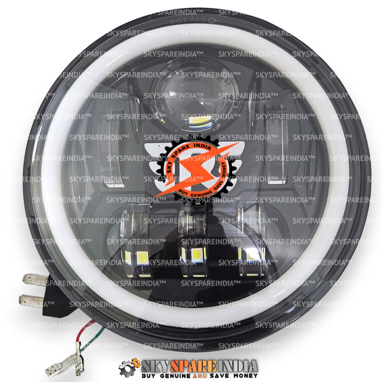LED 7″ Headlight Headlamp Compatible With Royal Enfield Himalayan