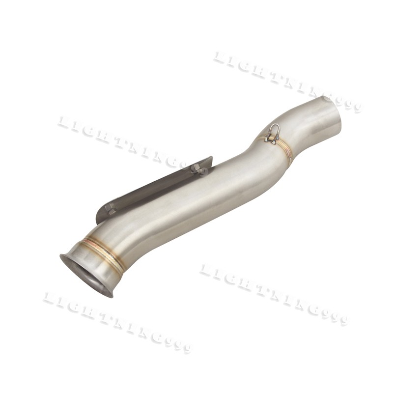 For CF-Moto IBEX 800 2022-2026 Mid Link Pipe With Carbon Fiber Muffler Tips