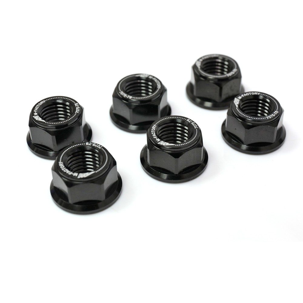 Black CNC Racing Rear Sprocket Nuts M10 For Ducati SCRAMBLER 800 Icon 15-22 21