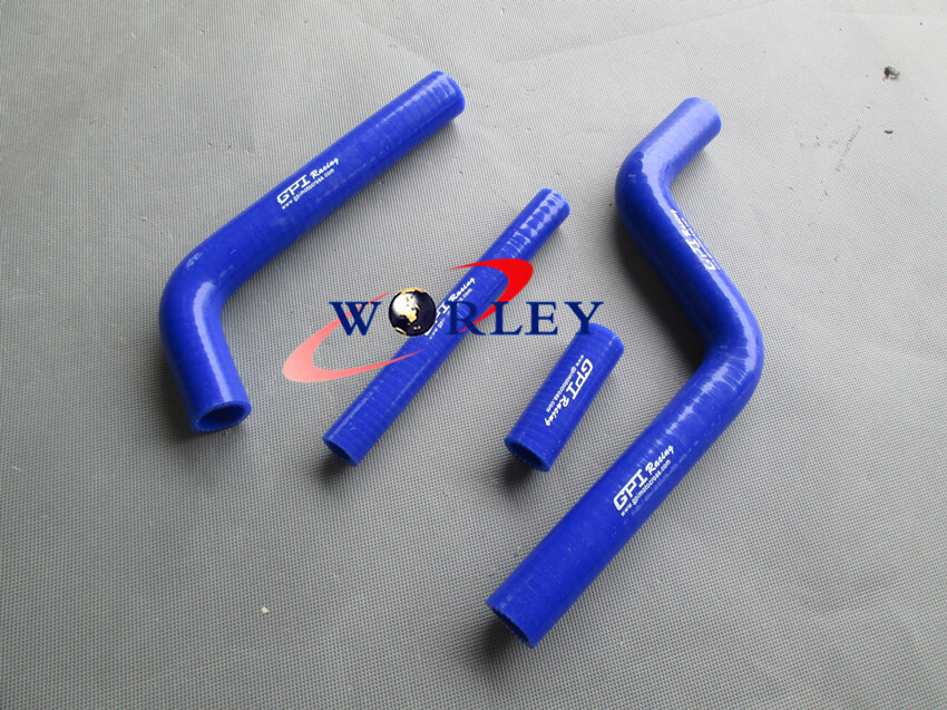 Silicone Radiator Hose for Yamaha YZ125 YZ 125 1996-2019 1997 1998 1999 Blue