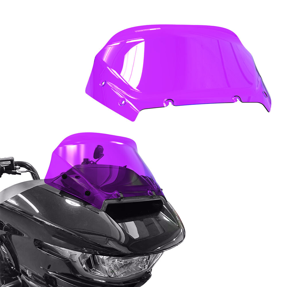 9.5”Transparent Purple Windshield For Harley 23-later FLTRXSE, 24-later FLTRX