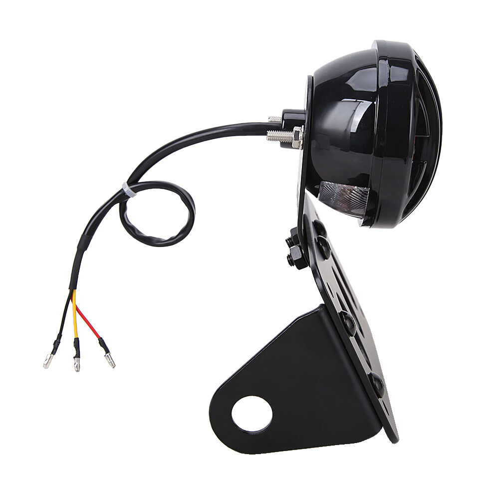 1” Motorcycle LED Tail Brake Light License Plate Bracket for Harley Honda Bobber