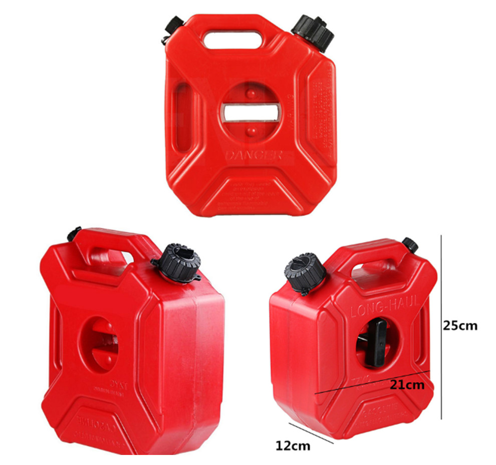 1PCS Car Motorcycle 3L Portable Petrol Gas Spare Fuel Tank Plastic Anti – Static