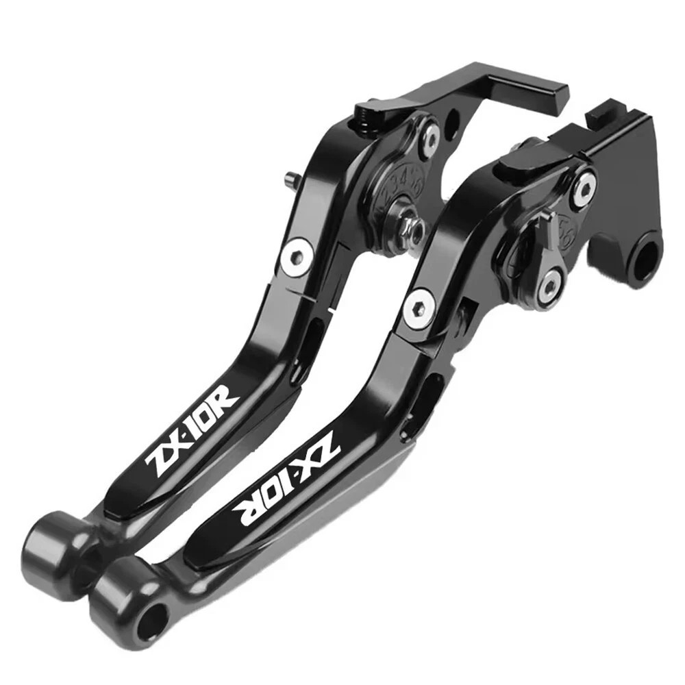 CNC Folding Extending Brake Clutch Levers For Kawasaki Ninja ZX-10R 2004-2018
