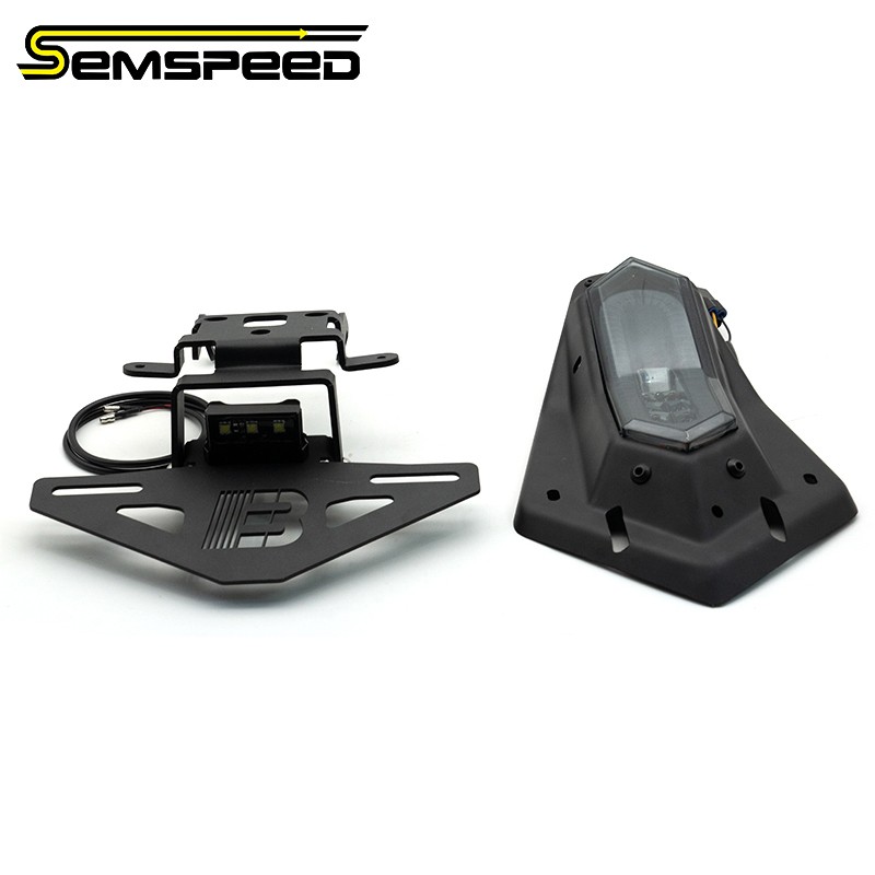 License Plate Holder With Tail Light Brake Lamp For CF-MOTO 675SS 675SR-R 675NK
