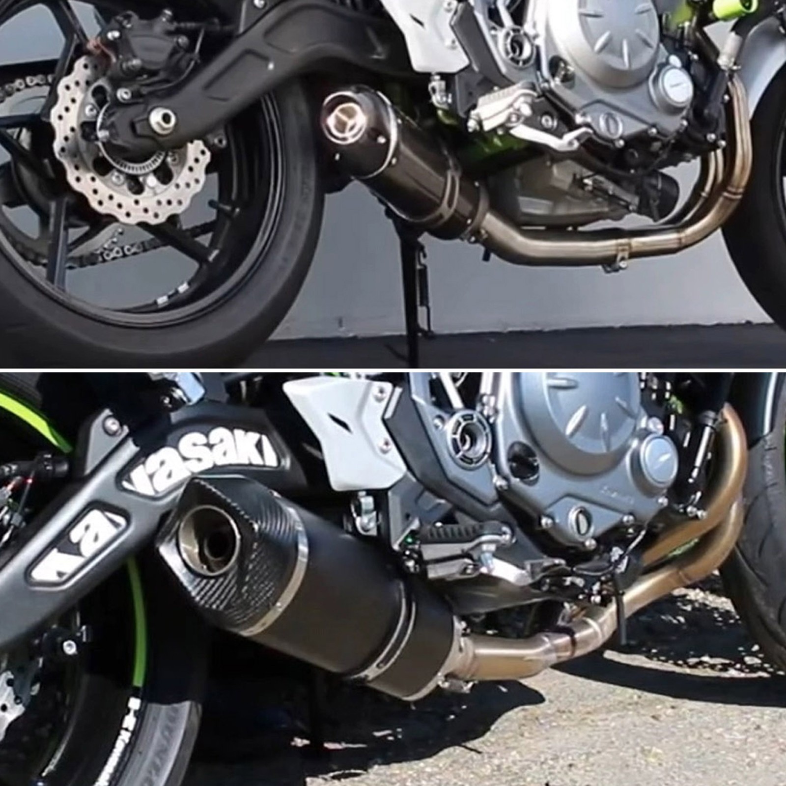 For Kawasaki Ninja 650 Z650 2012-2025 Full Exhaust System Header Muffler Pipe