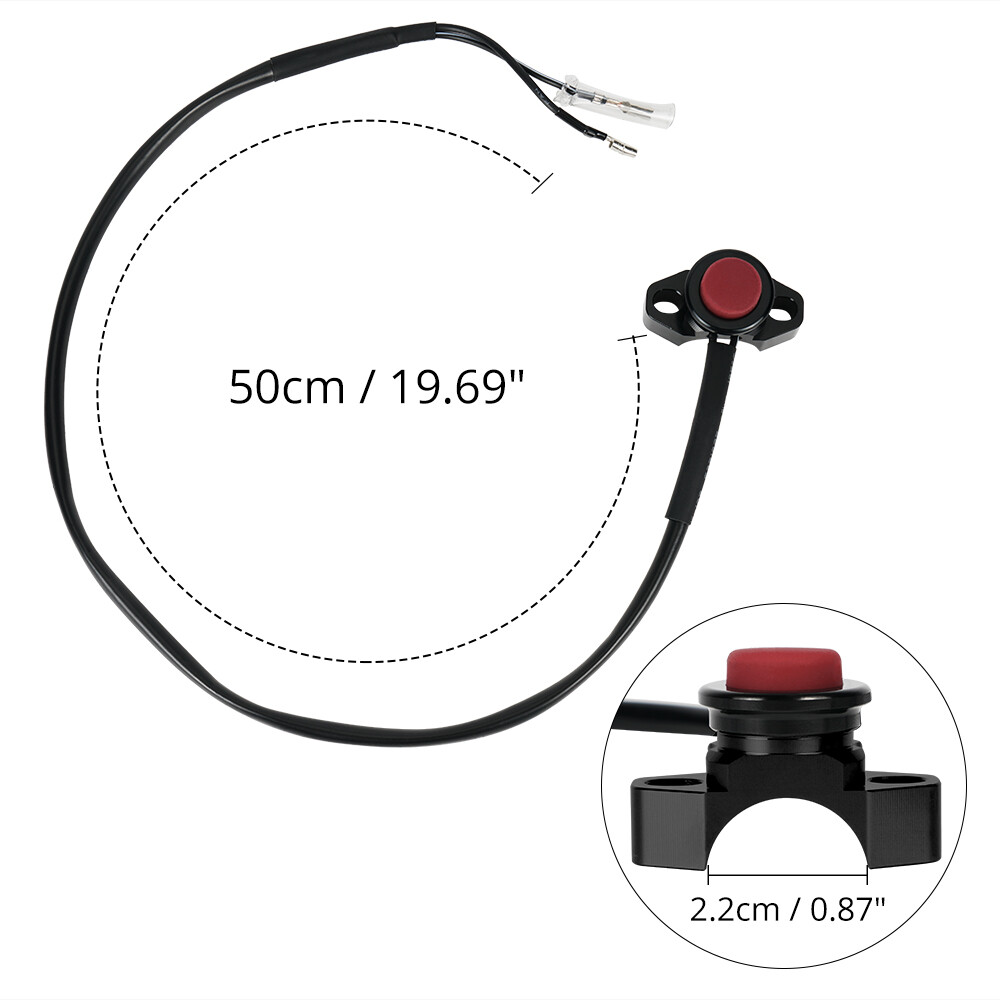 Engine Kill Start Stop Switch Button For Honda Husqvarna Kawasaki KTM Suzuki