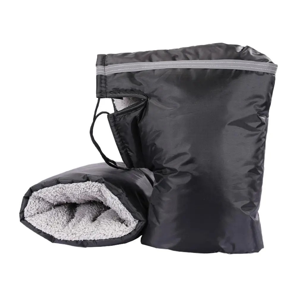 Motorcycle Handlebar Mittens Winter Cycling Windproof Warm Handlebar Cover Muffs