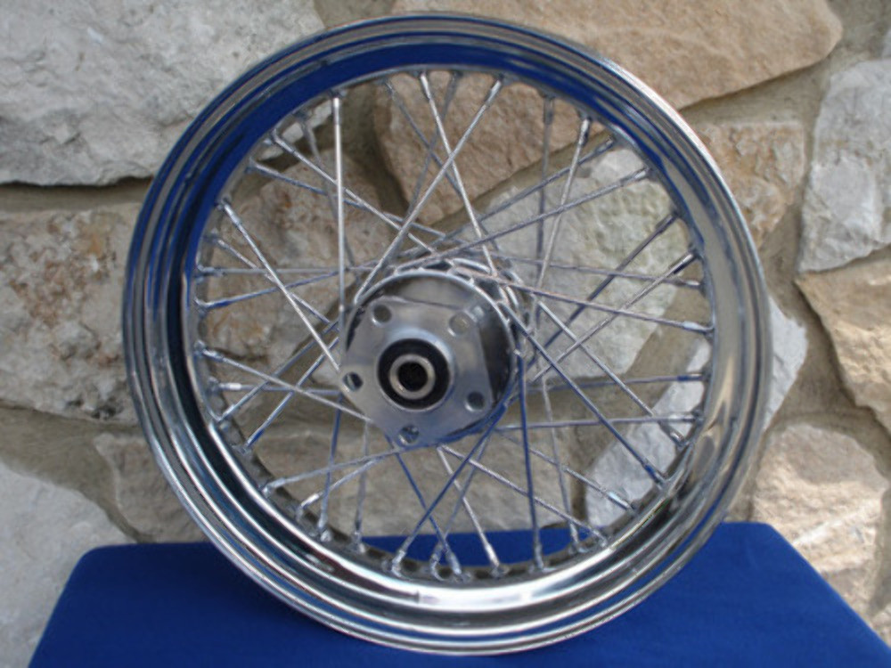 16×3″ 40 SPOKE REAR WHEEL FOR HARLEY DYNA SOFTAIL & SPORTSTER 1984-99