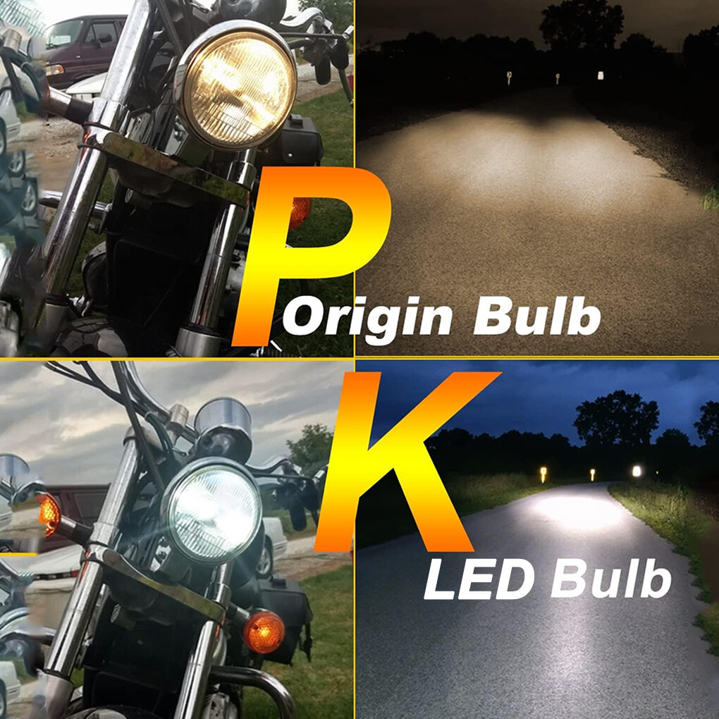 For Honda XL 600R, 1983 1984 1985 1986 1987, White LED Headlight Bulb – XL600R